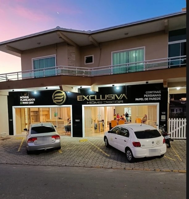 Fachada da loja Exclusiva Home Decor em Barra Velha/SC